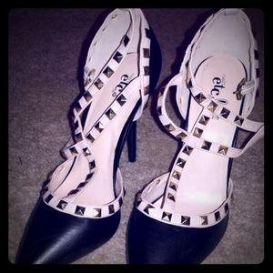 Studded heels